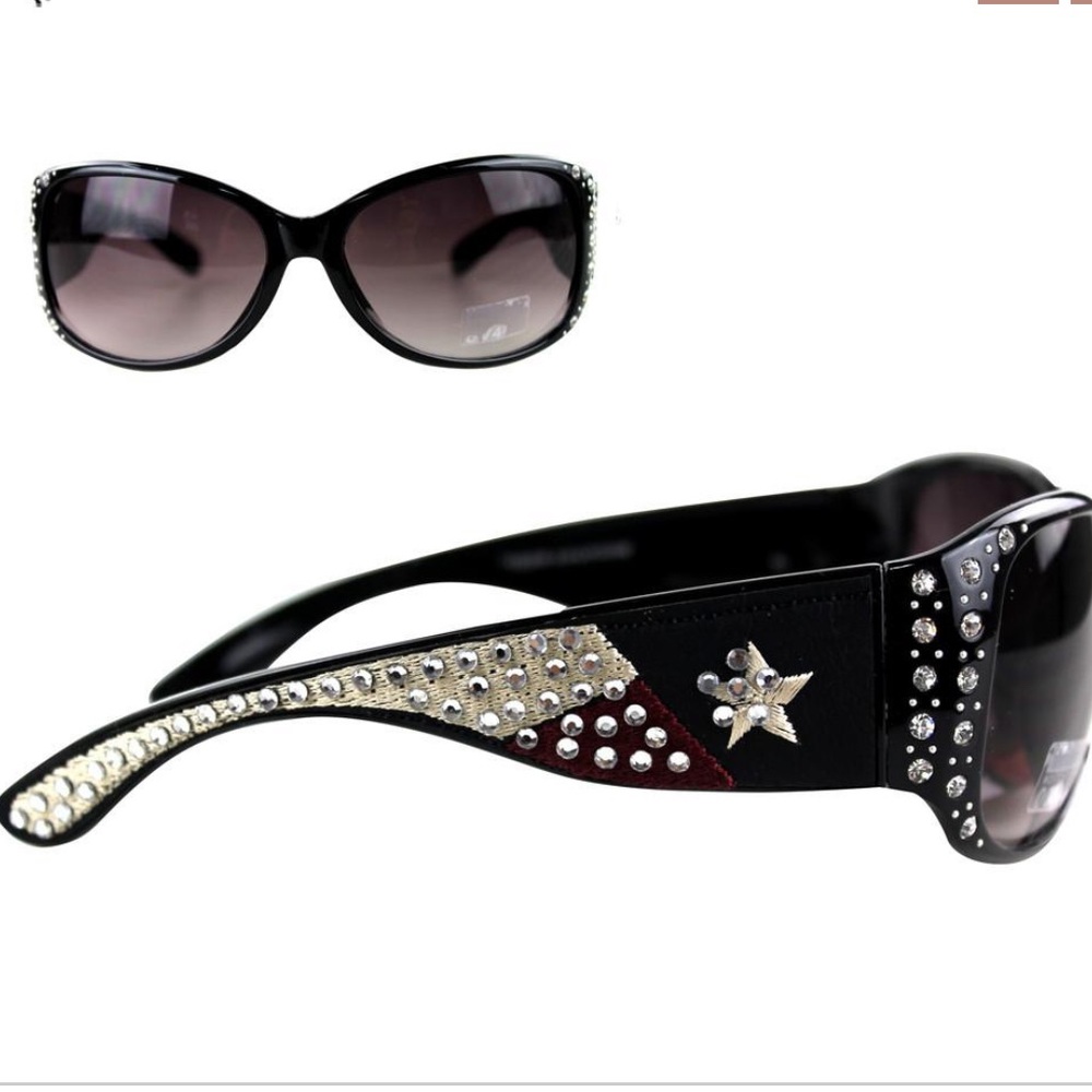 Montana West Texas Collection Sunglasses Black